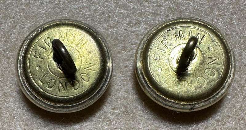 Rhodesian Guard Force - Two Buttons Medium , by FIRMIN, London