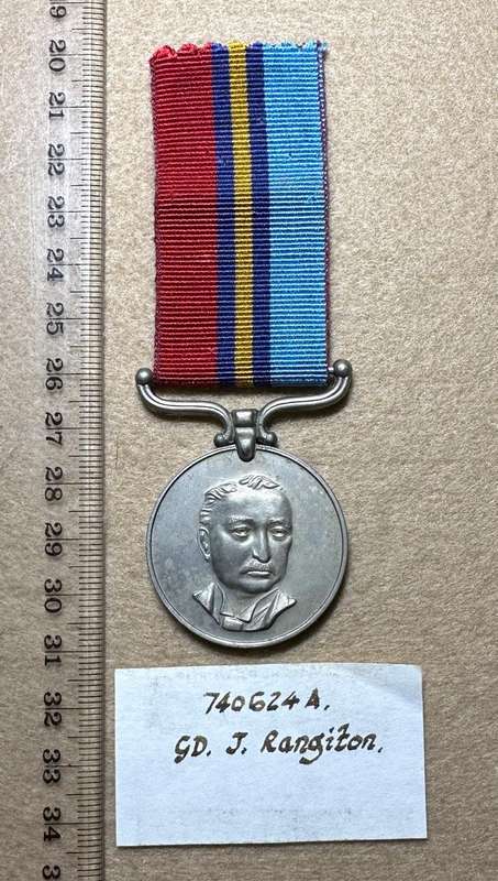 Rhodesian Guard Force - GSM 740624A GD.  J. RANGITON
