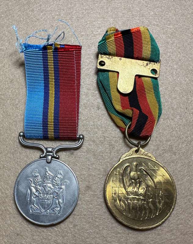 Rhodesian Guard Force - GSM AND ZIM 131865F KEEP COMM. N.R. FREEME