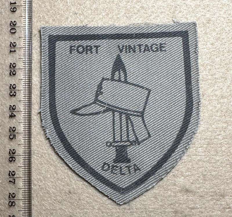 Rhodesian Guard Force - FORT VINTAGE DELTA VARIANT BLACK ON KHAKI