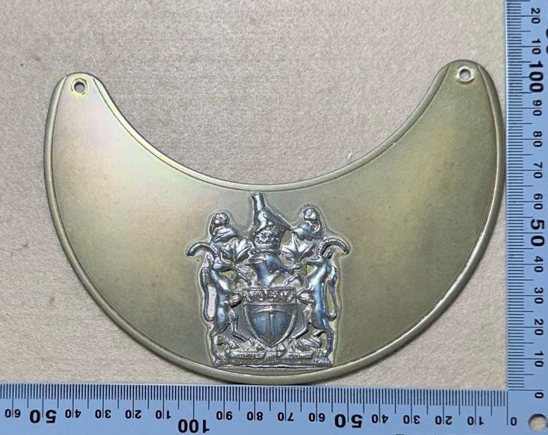 Rhodesian INTAF - BRASS CHIEFS GORGET 1953-1979