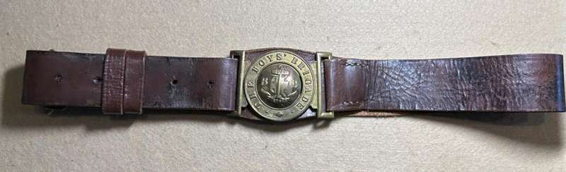 Rhodesian Boys Brigade - LEATHER BELT AND BRASS BUCKLE
