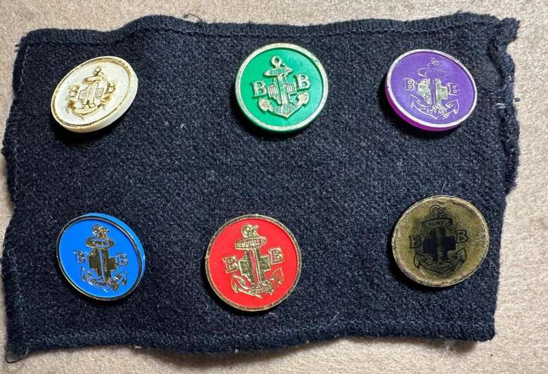 Rhodesian Boys Brigade - ARM SLEEVE WITH 6 PROFICIANCY BADGES (1977)