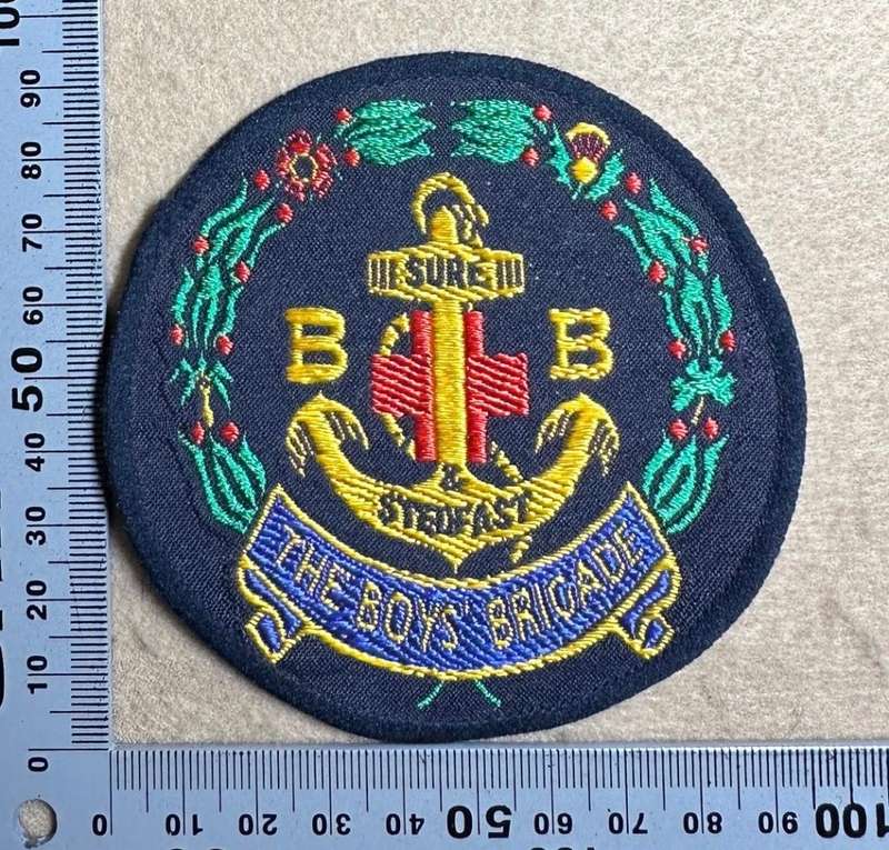 Rhodesian Boys Brigade - BB BLAZER BADGE CLOTH COTTON EMBROIDERED