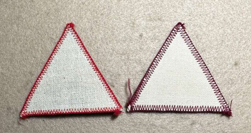 Rhodesian Boys Brigade - 2 x TRAMPOLINE PROFICIENCY COTTON BADGES