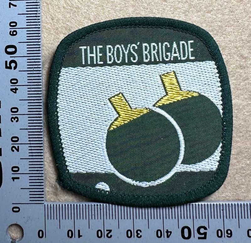 Rhodesian Boys Brigade - GREEN PROFICIENCY BADGE - Table Tennis