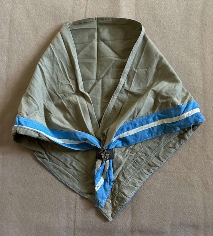 Rhodesian Boy Scouts - NECK SCARF WITH LEATHER TOGGLE (TIE)
