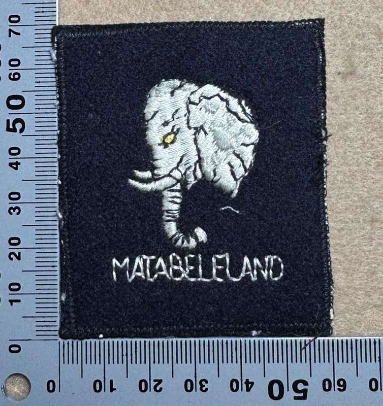 Rhodesian Boy Scouts - MATABELELAND SHIRT BADGE VARIANT