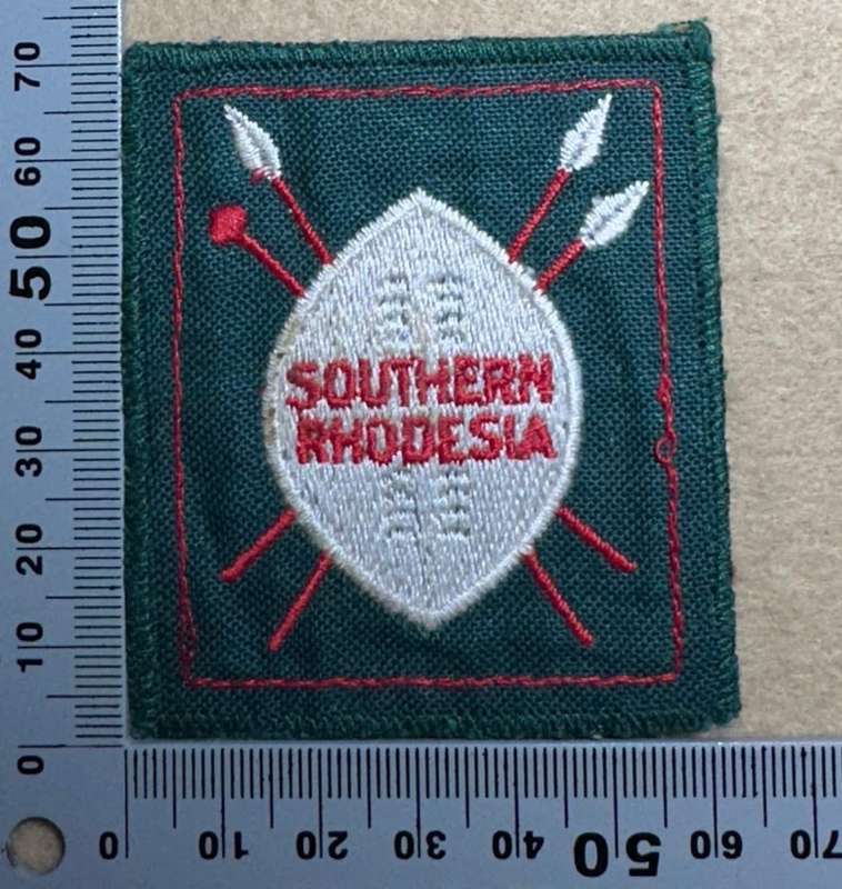 Rhodesian Boy Scouts - SOUTHERN RHODESIA SHIRT BADGE VARIANT