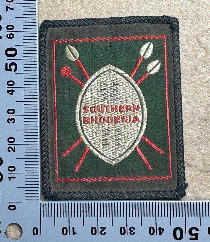 Rhodesian Boy Scouts - SOUTHERN RHODESIA SHIRT BADGE VARIANT