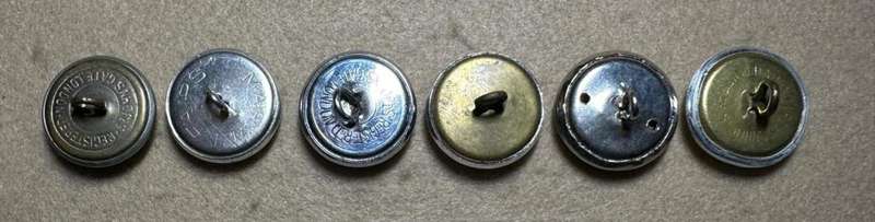 Rhodesian ST JOHNS - BUTTONS X 6 Large