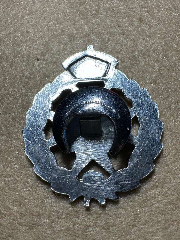 Rhodesian ST JOHNS - KINGS CROWN LAPEL BADGE