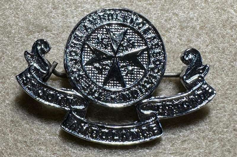 Rhodesian ST JOHNS - LAPEL BROOCH, Registered at St Johns Gate, London