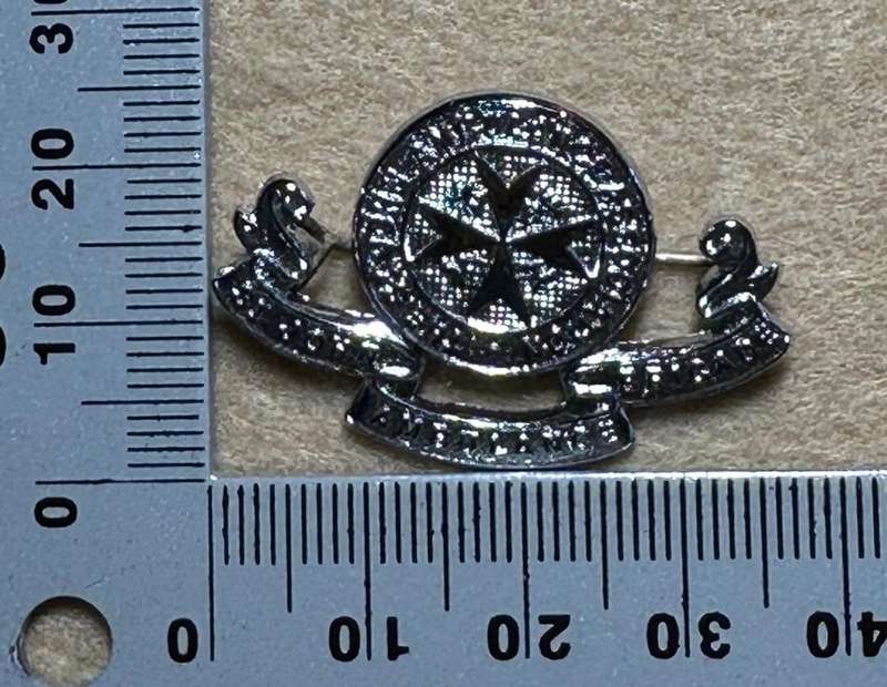 Rhodesian ST JOHNS - LAPEL BROOCH, Registered at St Johns Gate, London