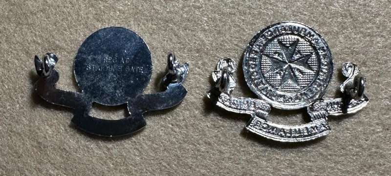 Rhodesian ST JOHNS - COLLARS, 1 COLLAR Registered at St Johns Gate, London