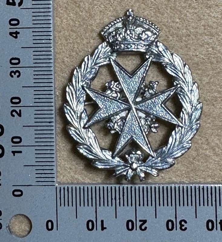 Rhodesian ST JOHNS - KINGS CROWN BROOCHE
