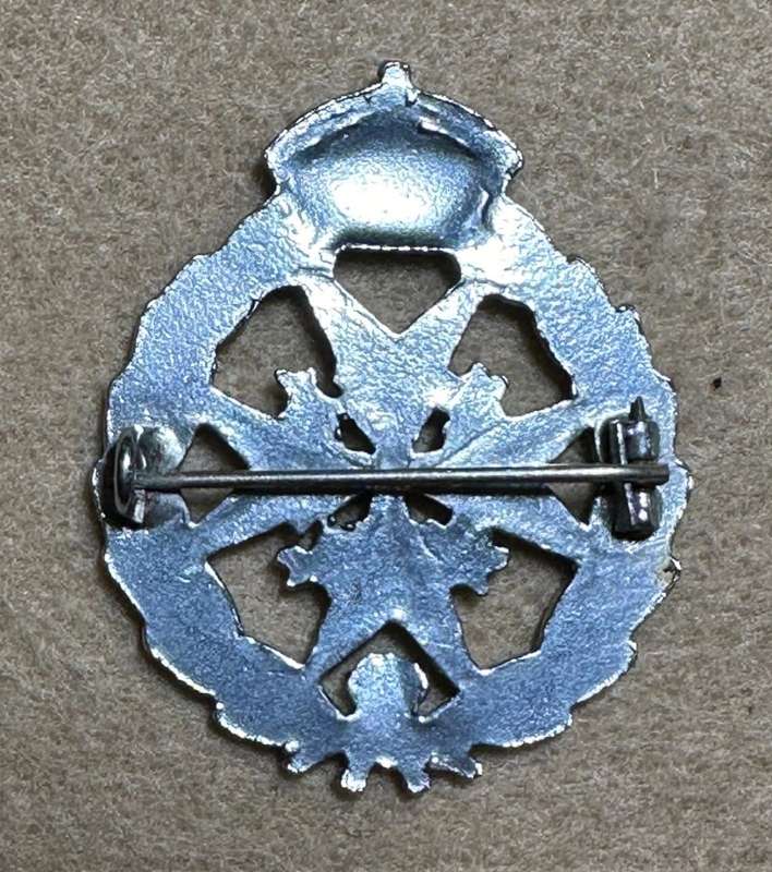 Rhodesian ST JOHNS - KINGS CROWN BROOCHE