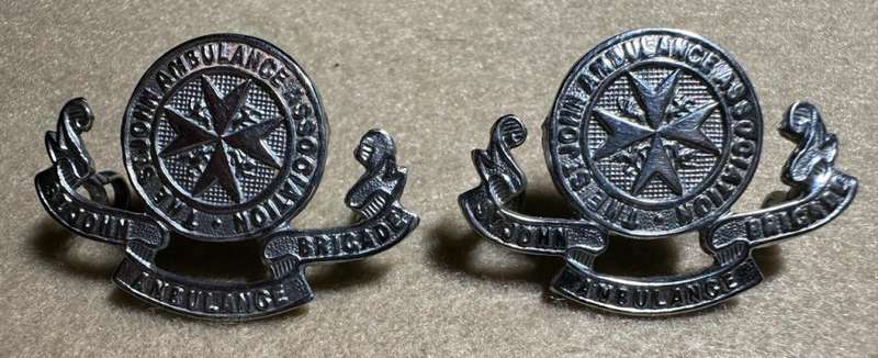 Rhodesian ST JOHNS - SET OF COLLARS, Registered at St Johns Gate, London