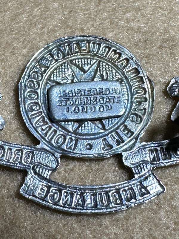 Rhodesian ST JOHNS - SET OF COLLARS, Registered at St Johns Gate, London