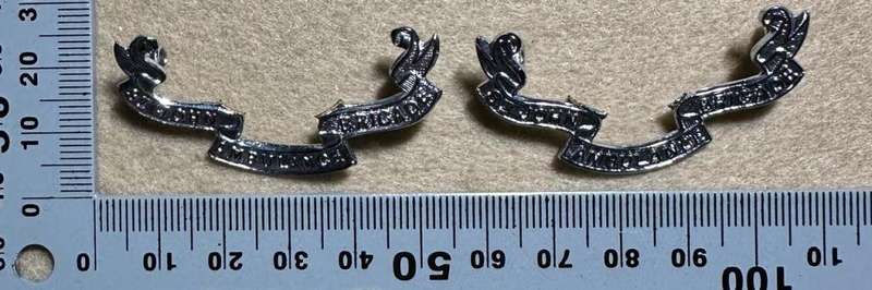 Rhodesian ST JOHNS - AMBULANCE SCROLLS COLLARS