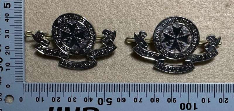 Rhodesian ST JOHNS - AMBULANCE COLLARS