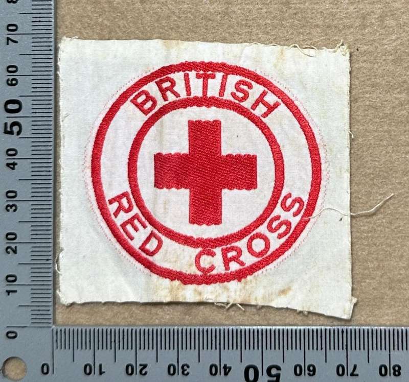 Rhodesia RED CROSS - BRITISH RED CROSS SILK ON SATIN