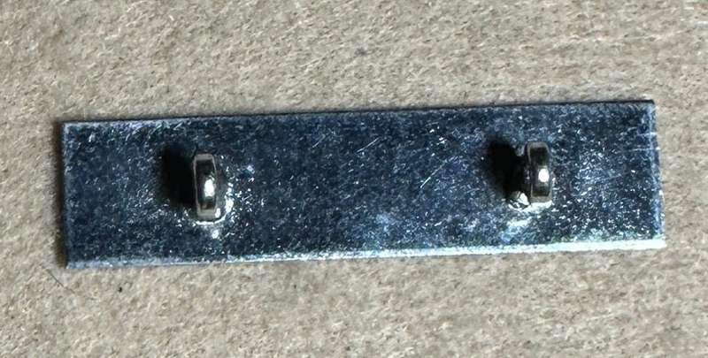 Rhodesian Railways - CHROME RR SHOULDER TITLES