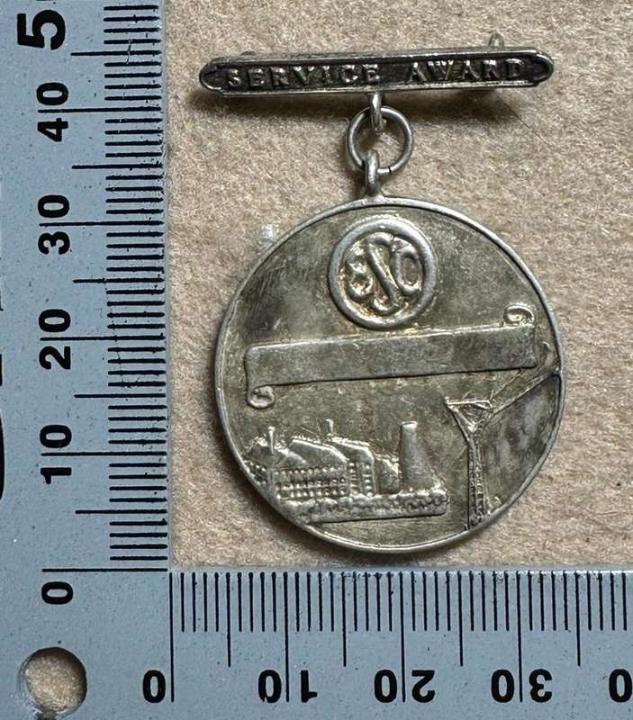 Rhodesia Parliament - ROKEN PARLIAMENT PIN - 25 YEARS SERVICE AWARD