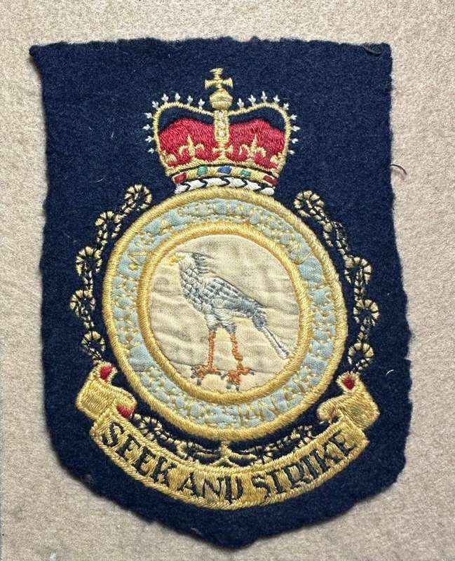 Rhodesian Air Force - RRAF 4 SQN OVERALL QC COTTON - motto SEEK AND STRIKE