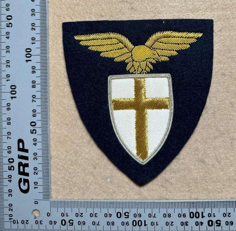 Rhodesian Air Force - RRAF 8TH ARMY AIR FORCE ATTACHMENT WW2 BLAZER BULLION