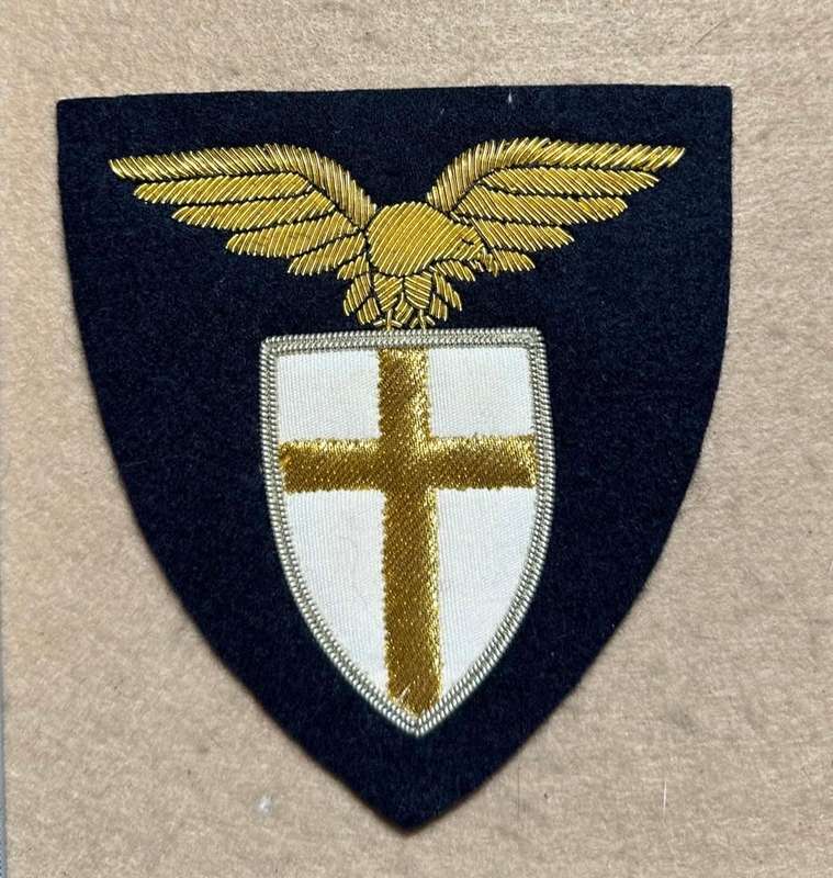 Rhodesian Air Force - RRAF 8TH ARMY AIR FORCE ATTACHMENT WW2 BLAZER BULLION