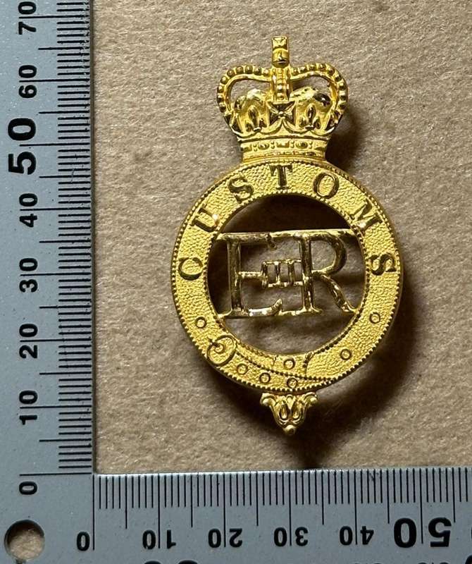 Rhodesian & Nyasaland - CUSTOMS - CUSTOMS CAP BADGES