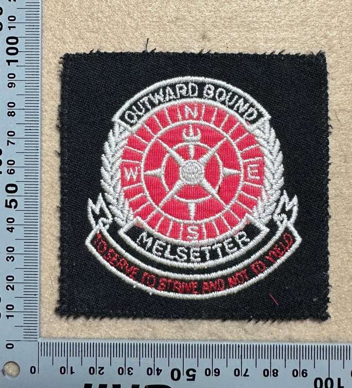 Rhodesia - OUTWARD BOUND MELSETTER - COTTON BLAZER BADGE