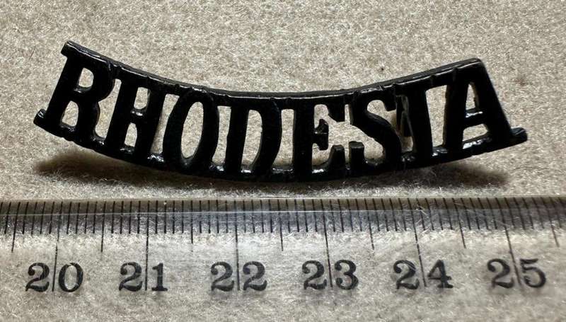 Rhodesia - BRASS RHODESIA TITLE