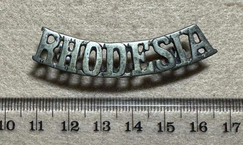 Rhodesia - BRASS RHODESIA TITLE