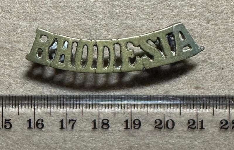 Rhodesia - BRASS RHODESIA TITLE