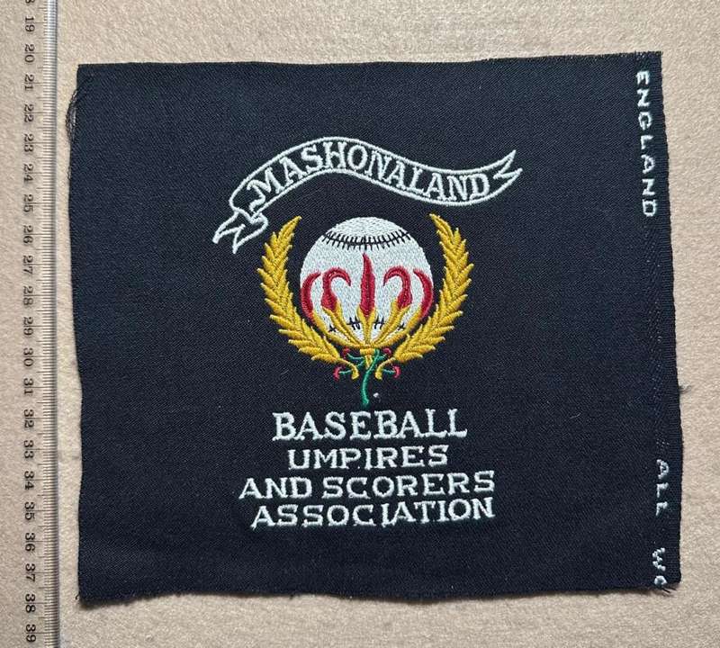 Rhodesia - MASHONALAND - PROVINCIAL SPORT COLOURS - BASEBALL UMPIRES AND SCORERS ASSOC