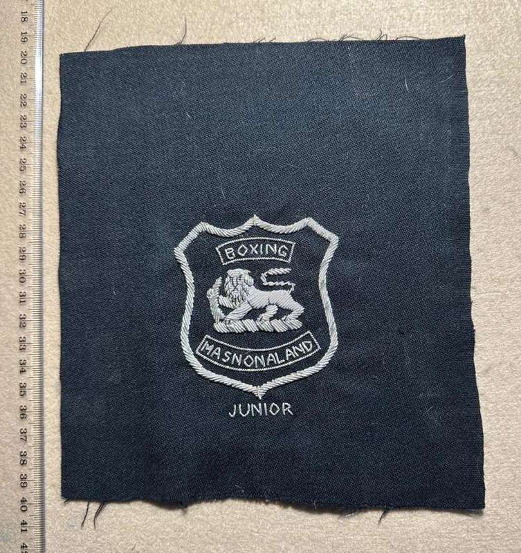 Rhodesia - MASHONALAND - PROVINCIAL SPORT COLOURS - BOXING BULLION