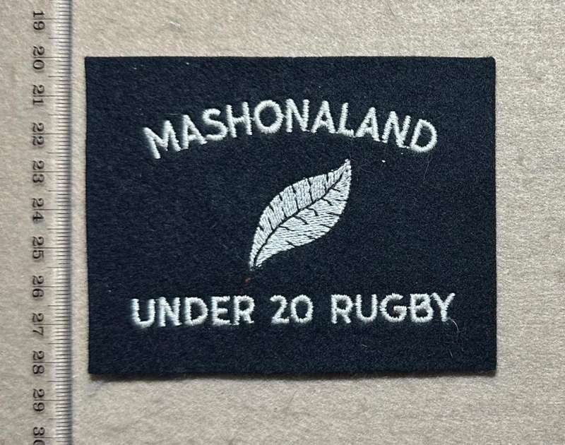 Rhodesia - MASHONALAND - PROVINCIAL SPORT COLOURS - UNDER 20 RUGBY