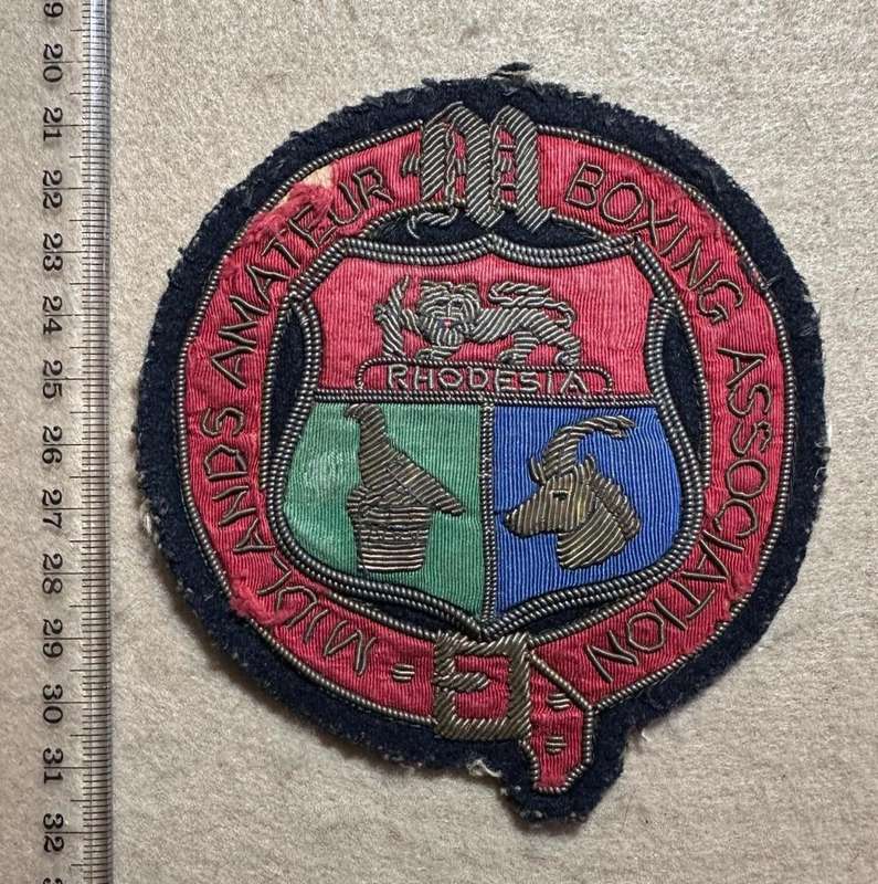 Rhodesia - MIDLANDS - PROVINCIAL SPORT COLOURS - AMATEUR BOXING ASSOC BULLION - VERY VERY OLD