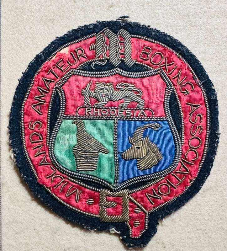 Rhodesia - MIDLANDS - PROVINCIAL SPORT COLOURS - AMATEUR BOXING ASSOC BULLION - VERY VERY OLD
