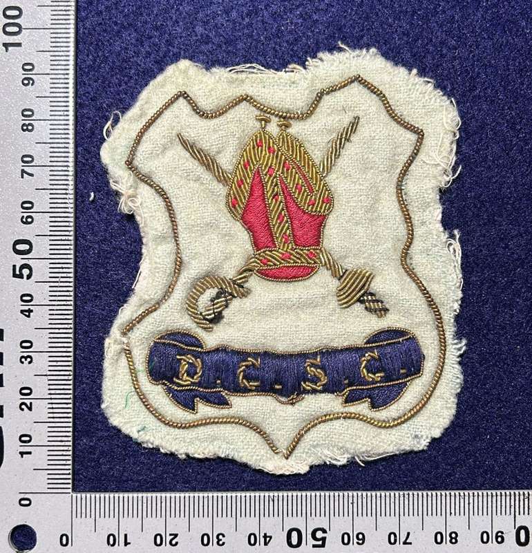 DCSC BADGE - BULLION AND COTTON