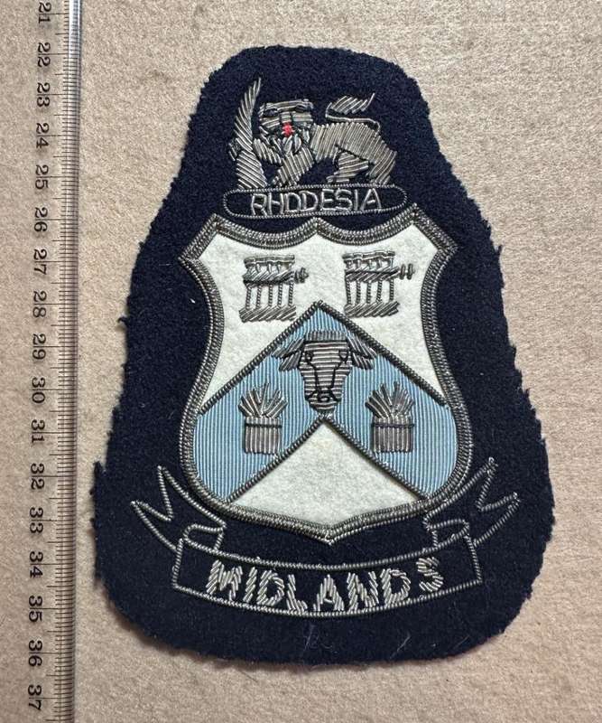 Rhodesian MIDLANDS -  PROVINCIAL SPORT COLOURS - RHODESIA BULLION VARIANTS