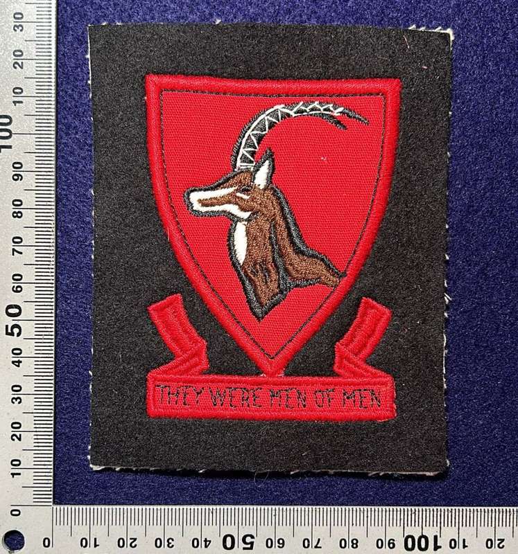 Rhodesian School Badge - ALAN WILSON SCHOOL - MOTTO - THEY WERE MEN OF MEN