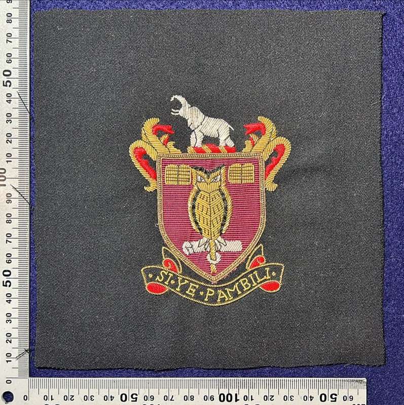 Rhodesian School Badge - MOTTO - SI YE PAMBILI, STENCIL AND DOCUMENTATION