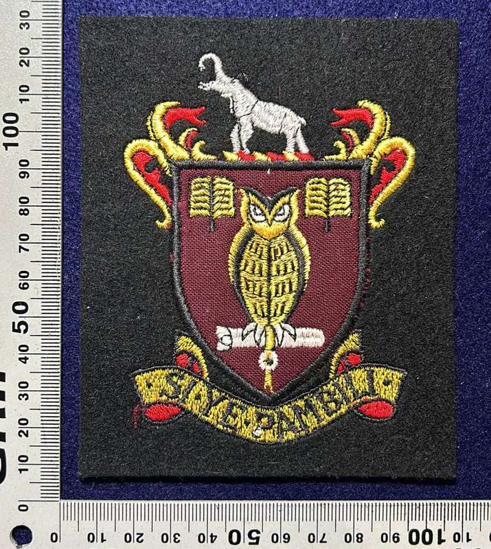 Rhodesian School Badge - MOTTO - SI YE PAMBILI VARIATION