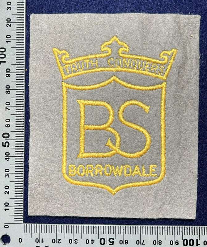 Rhodesian School Badge - BS BORROWDALE - MOTTO - TRUTH CONQUERS
