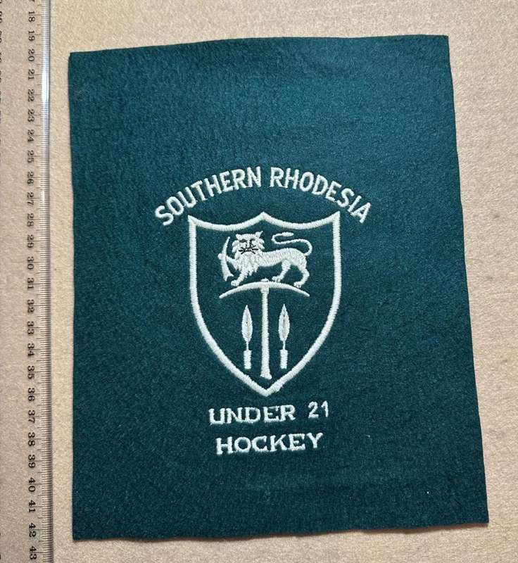 SOUTHERN RHODESIA - UNDER 21 HOCKEY COTTON VARIANTS