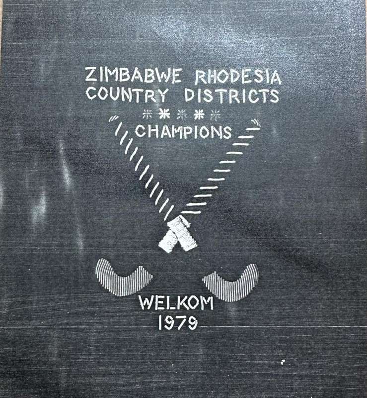 ZIMBABWE RHODESIA - HOCKY CHAMPS 1979 ART WORK AND STENCILS ONLY