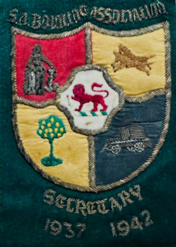 Rhodesia - SA BOWLING ASSOCIATION SECRETARY - 1937 TO 1942 - BULLION
